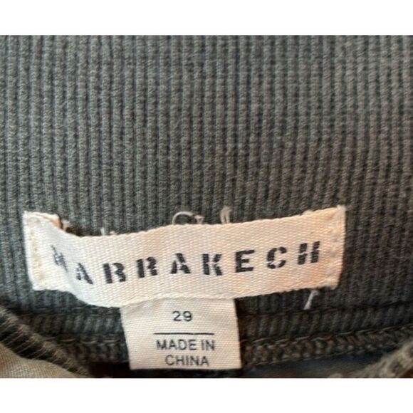 MARRAKECH Anthropologie  Utility Pants Womens Size 29 Distressed Green Cargo - Picture 3 of 5